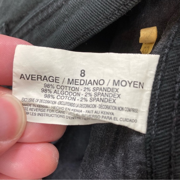 GLORIA VANDERBILT Women’s Black Denim Jeans Size 8 Average Stretch - Picture 7 of 11